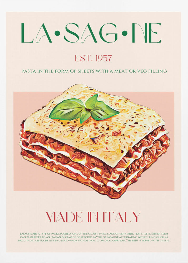Lager av lasagne | Poster