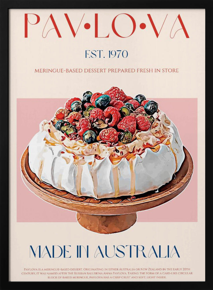 Bärpavlova-delikatessen | Poster