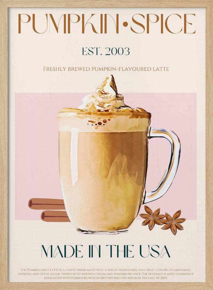 Herbst Latte Delight | Poster