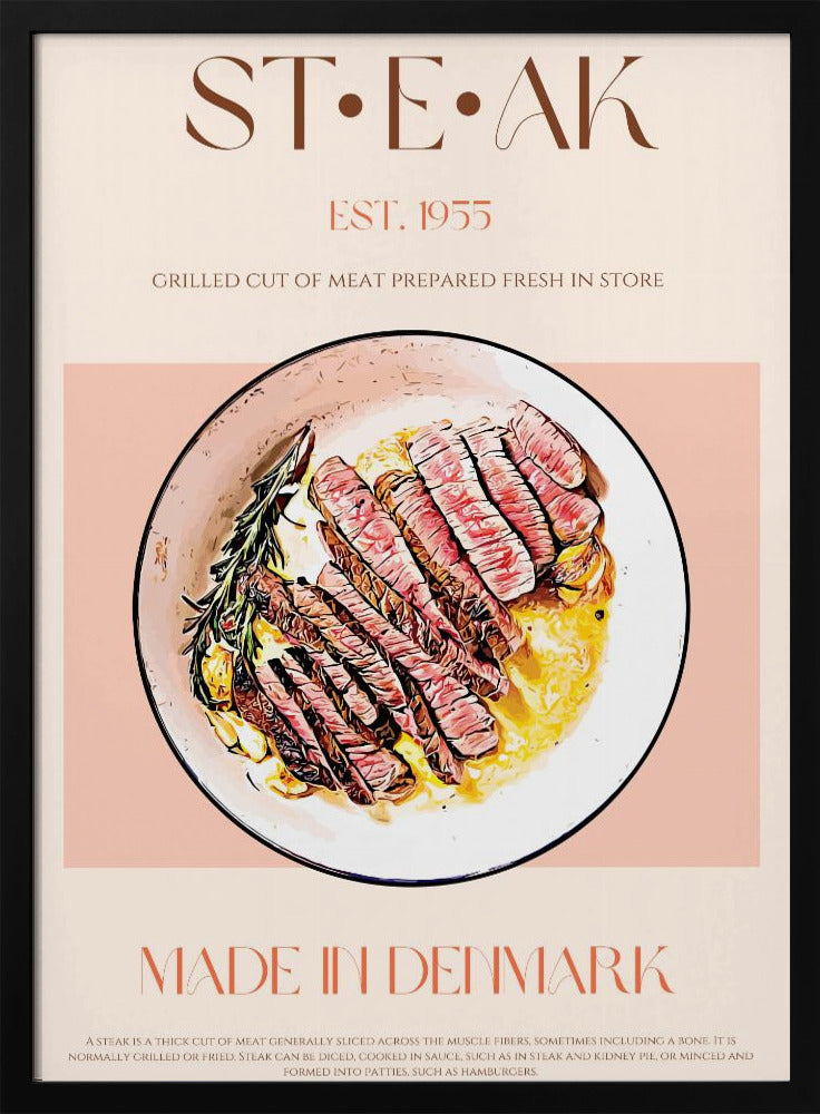 Grillad kötträtt med rosmarin | Poster