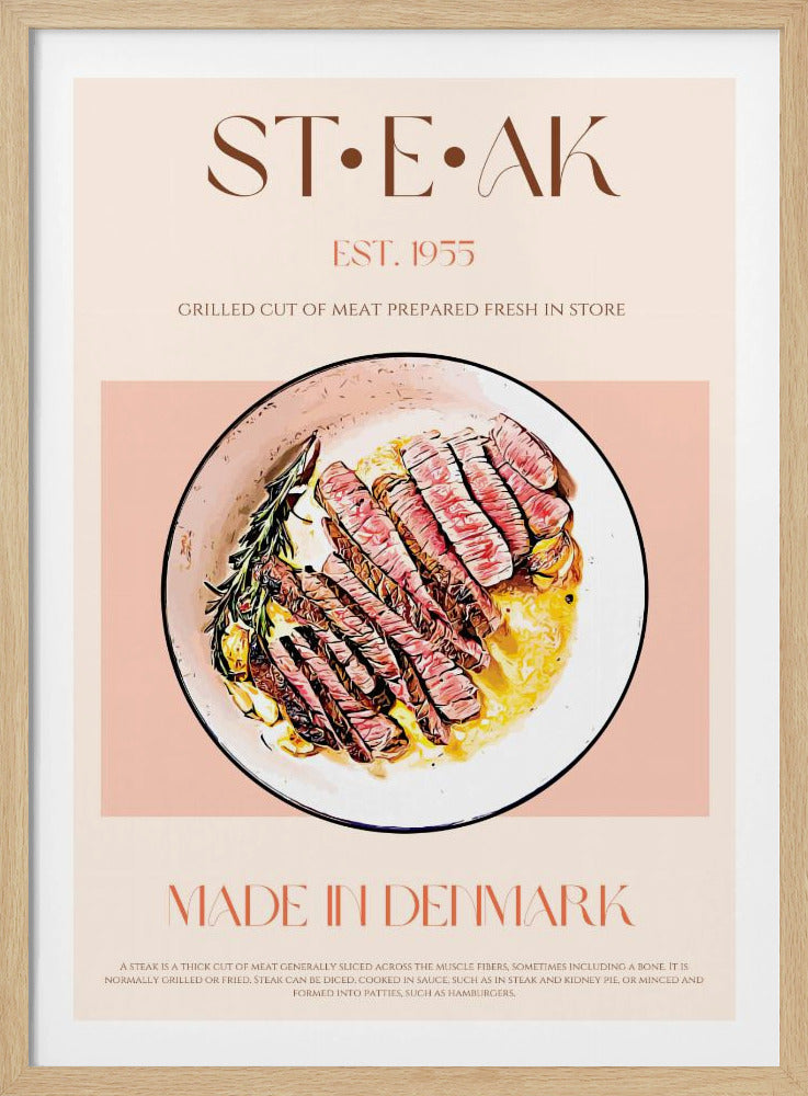 Grillad kötträtt med rosmarin | Poster
