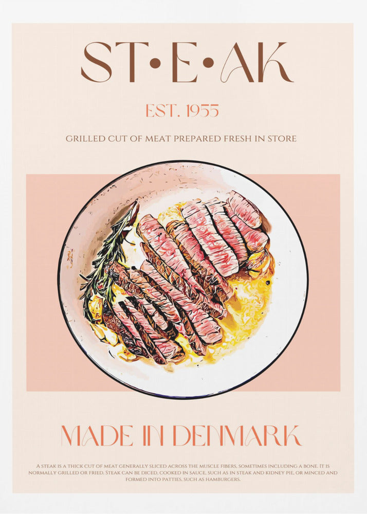 Grillad kötträtt med rosmarin | Poster