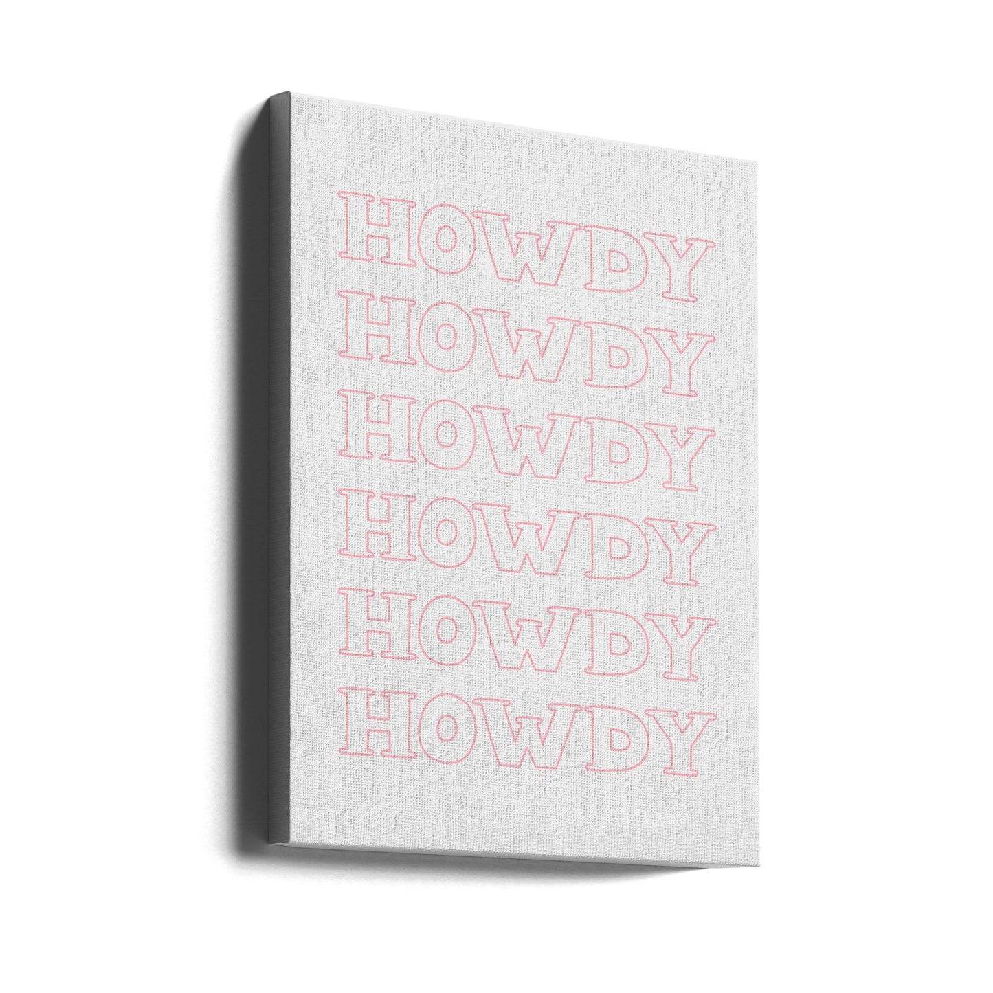 Rosa Hej då | Canvasduk