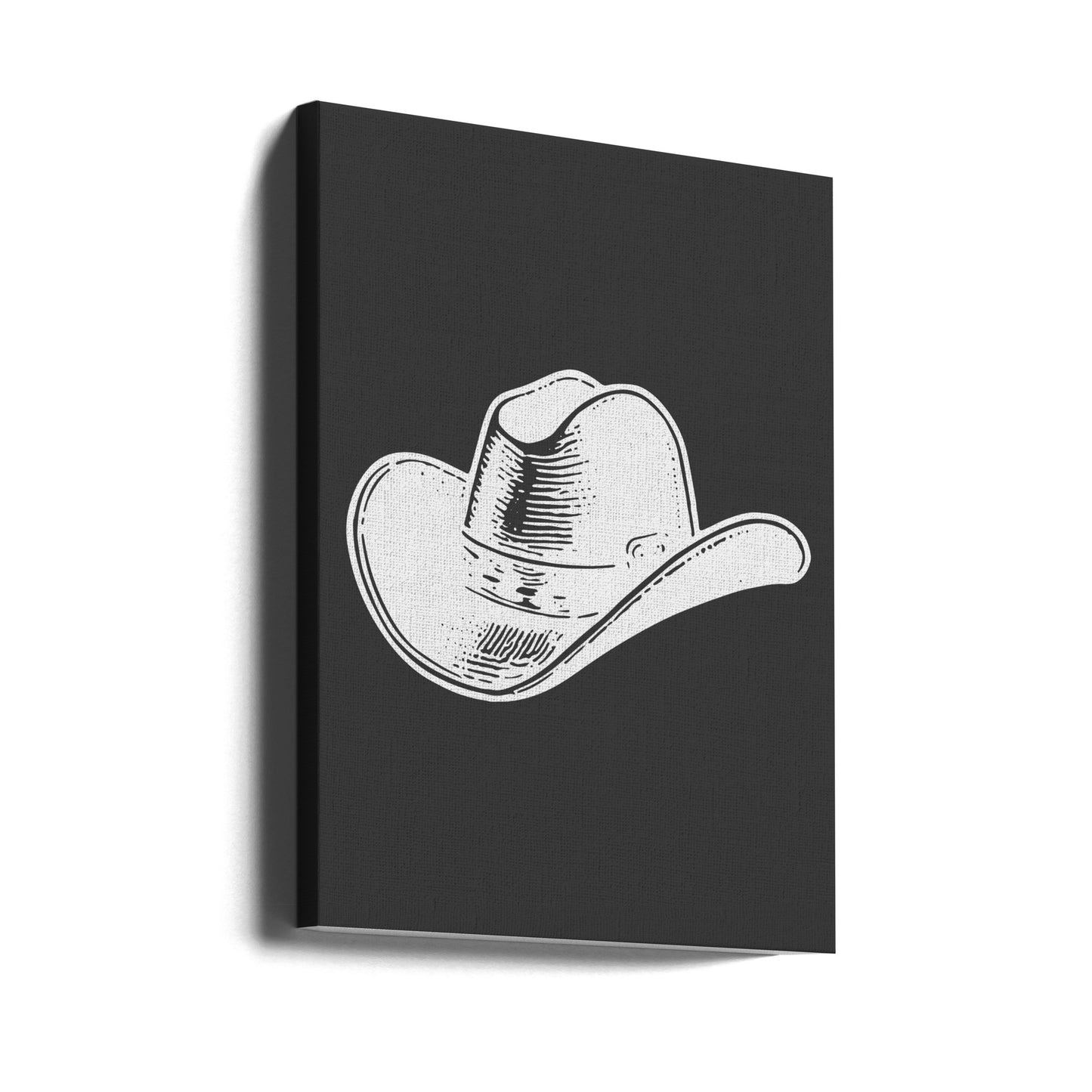 Svart cowboyhatt | Canvas