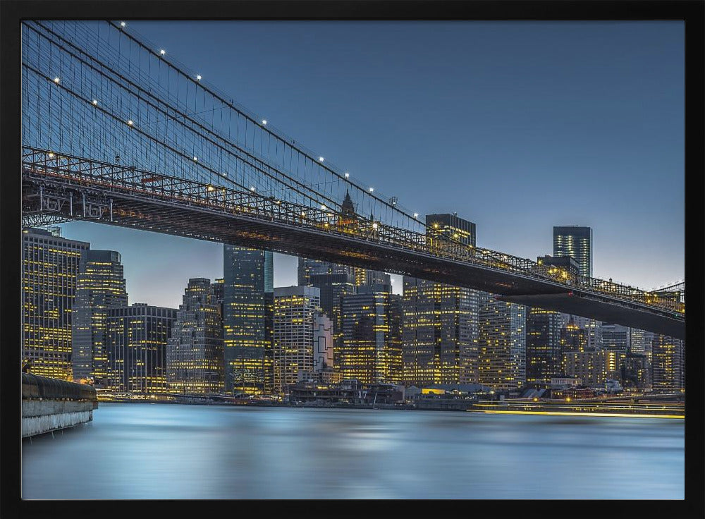 New York - Blå timmen över Manhattan | Poster