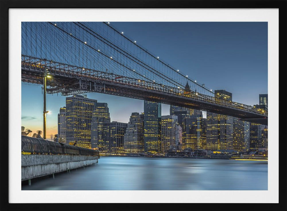 New York - Blå timmen över Manhattan | Poster