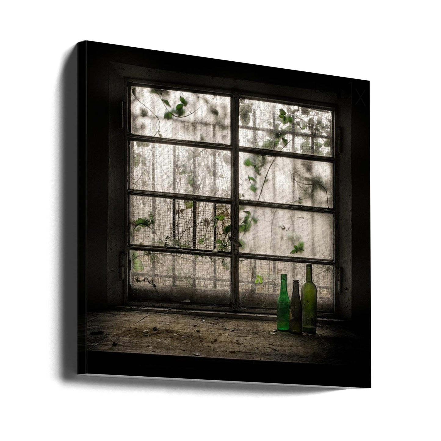 Stilleben med glasflaska | Canvas