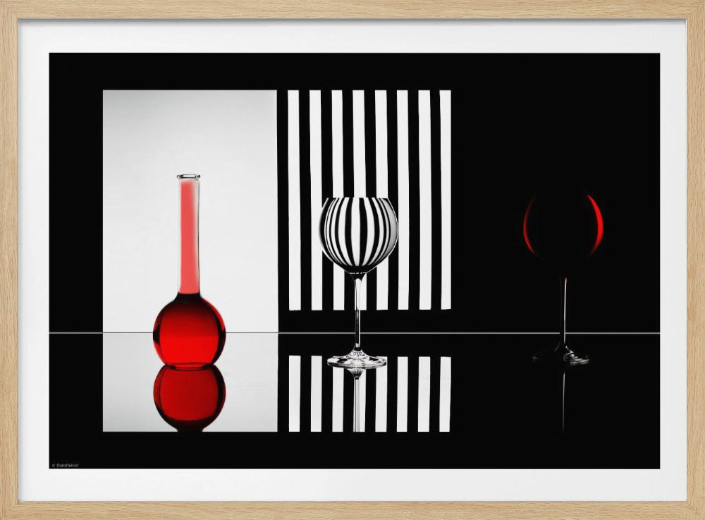 Einfach ROT | Poster - Kunstdruck