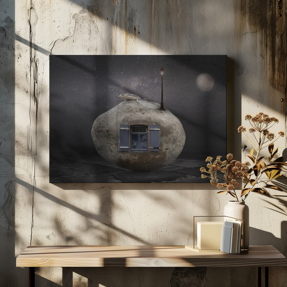 Stenhus | Canvastavla