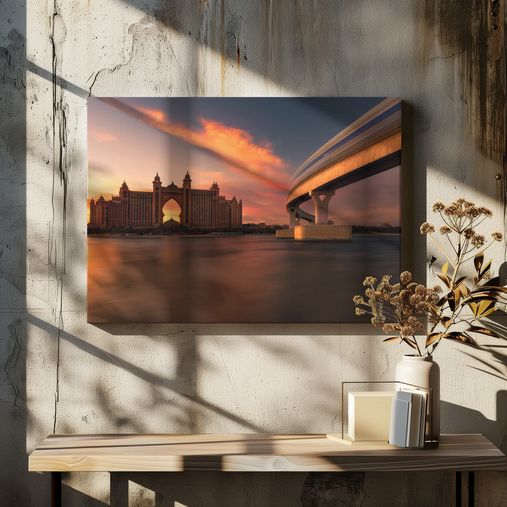 Atlantis Solnedgang | Lærredsbilleder