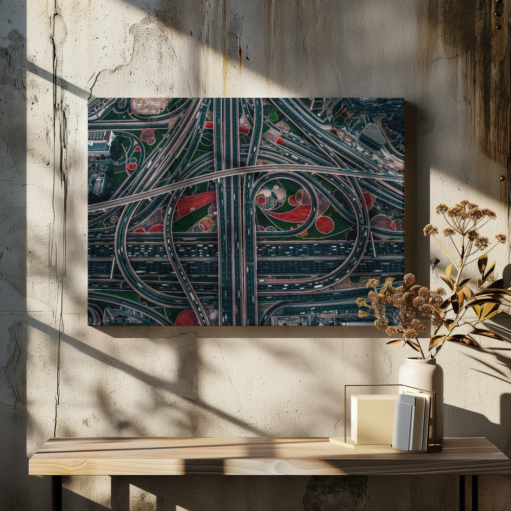 urban labyrinth | Canvas