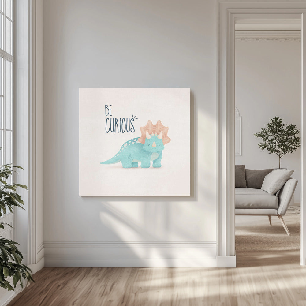 Dinosauriebladhalsband | Canvas