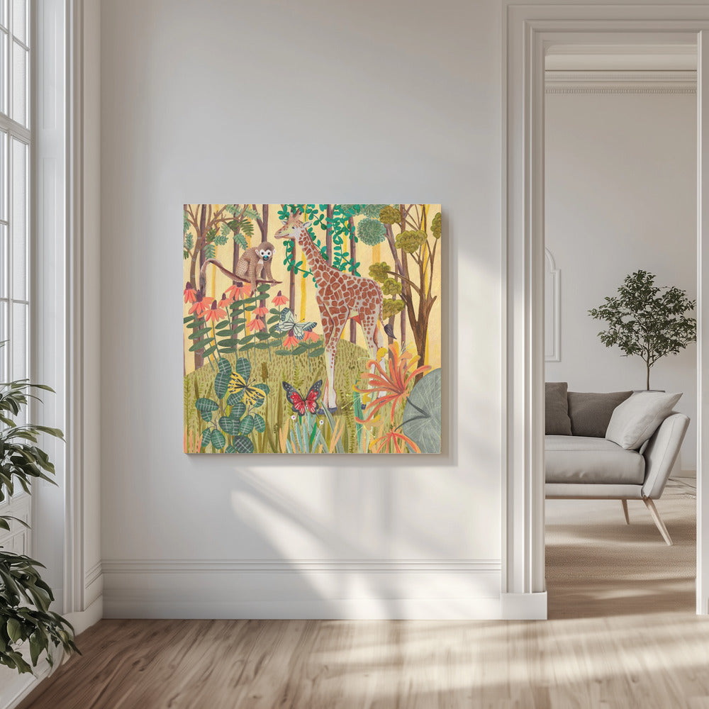 Giraffe in nature | Canvas