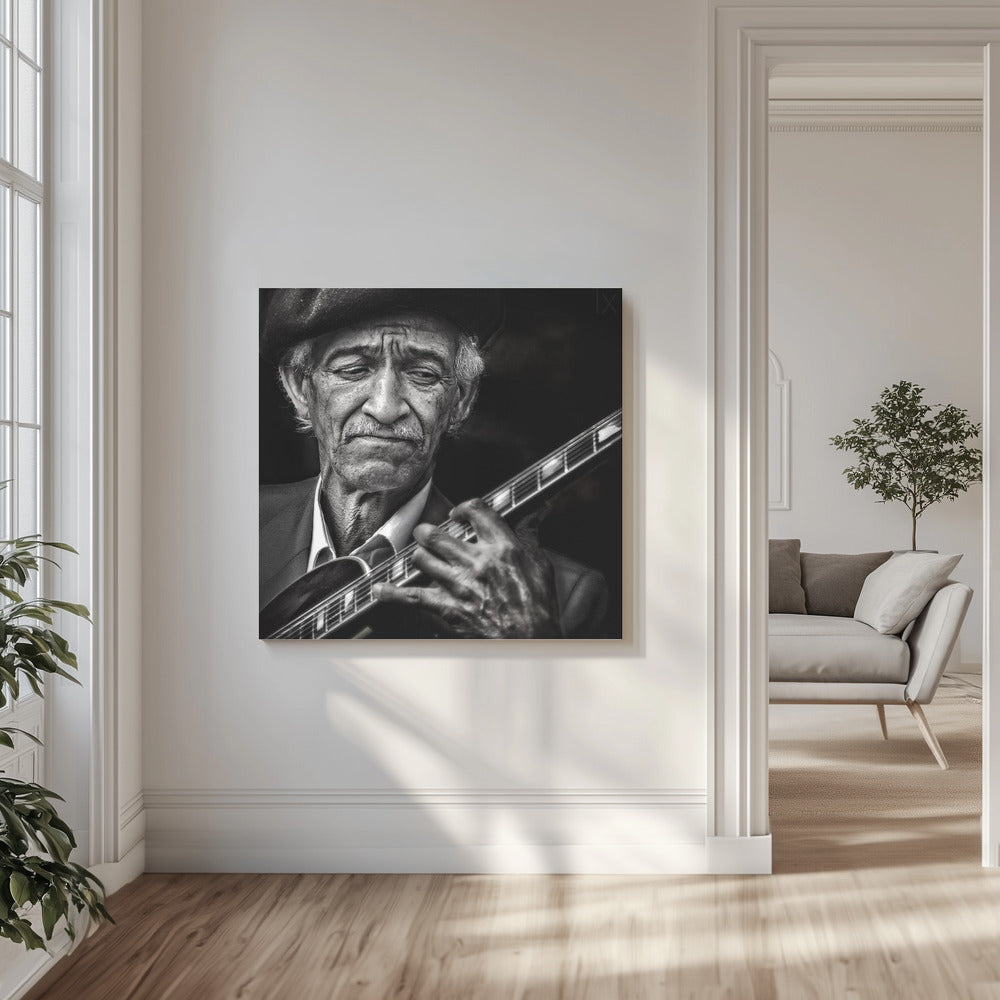 gitaristen | Lerretsbilder