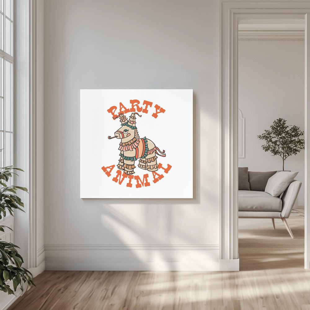 Partydjurs-Pinata | Canvas