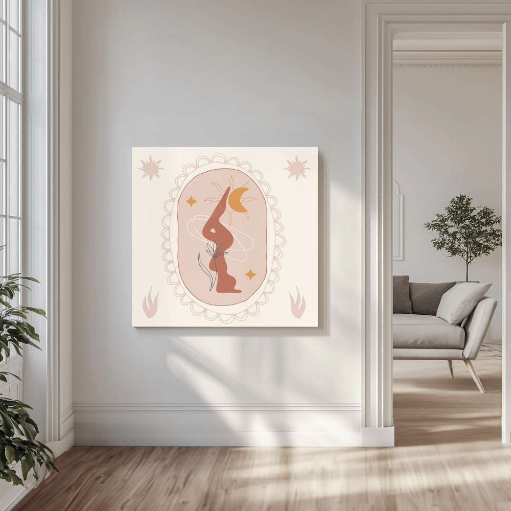 Yoga Pose Print | Canvas