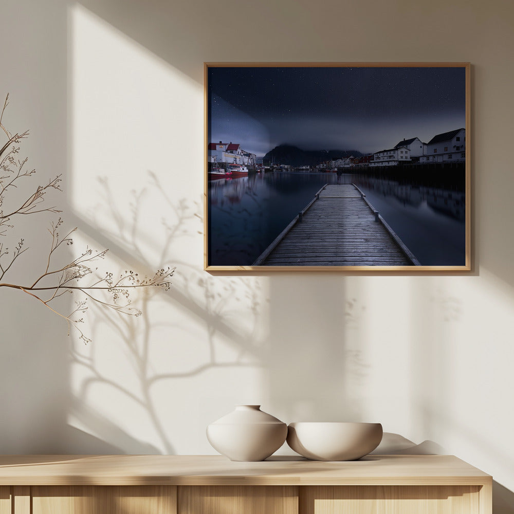 När natten faller från himlen | Poster