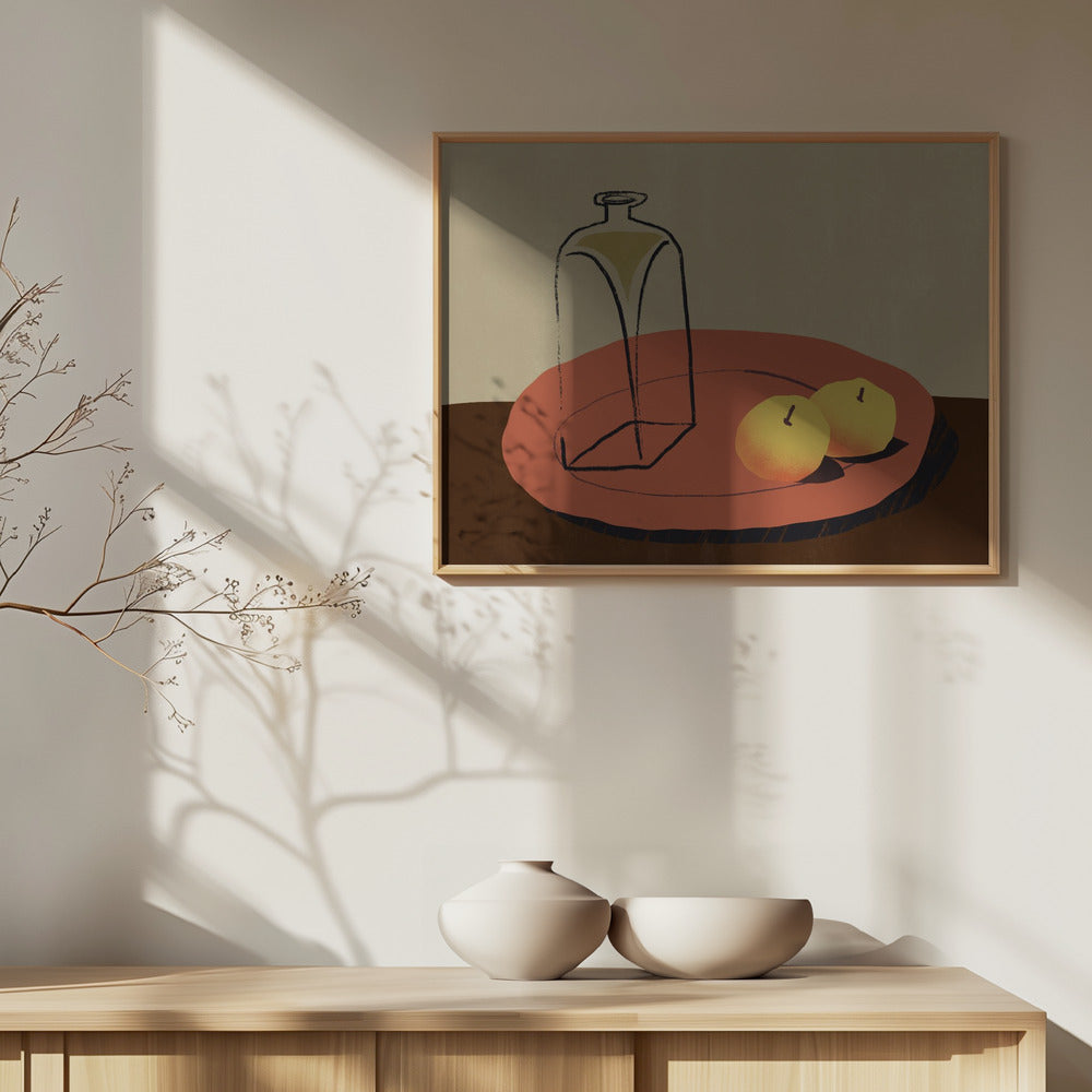 Jar and apple | Poster