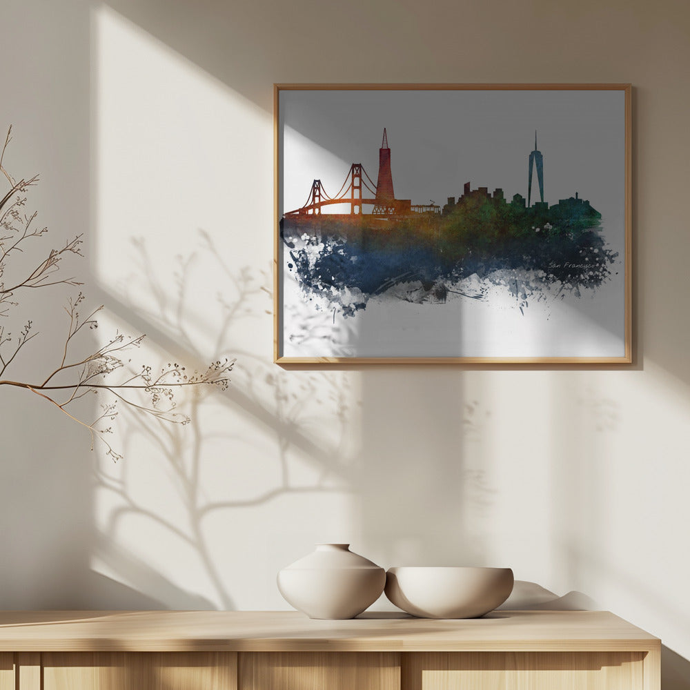 San Francisco Usa Skyline City Art (2) | Poster