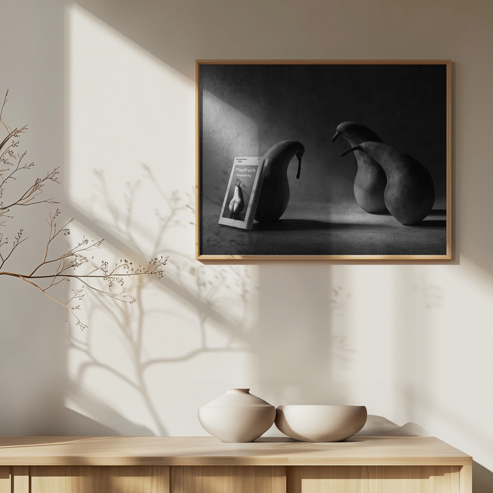 Was liest du, Sohn?! | Poster - Kunstdruck
