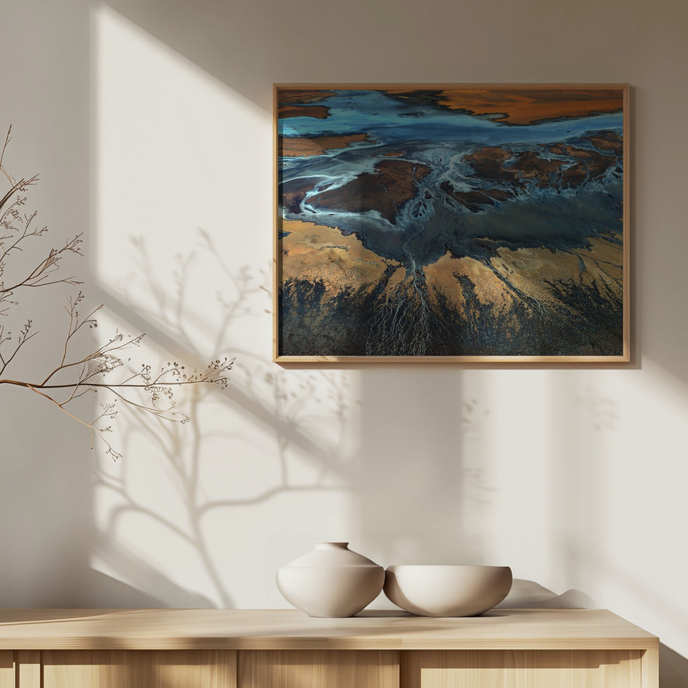 Kaliforniens luftfoto - Öknen från ovan | Poster
