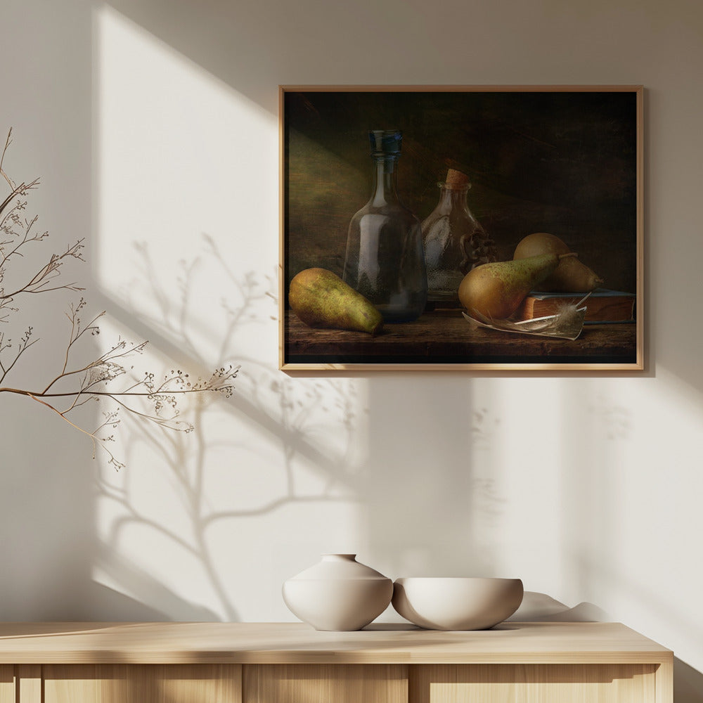 Stilleven met veer | Posters - Kunstdrukken