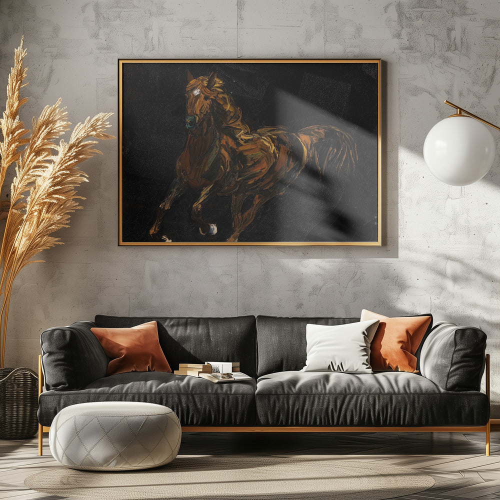En brun häst | Poster