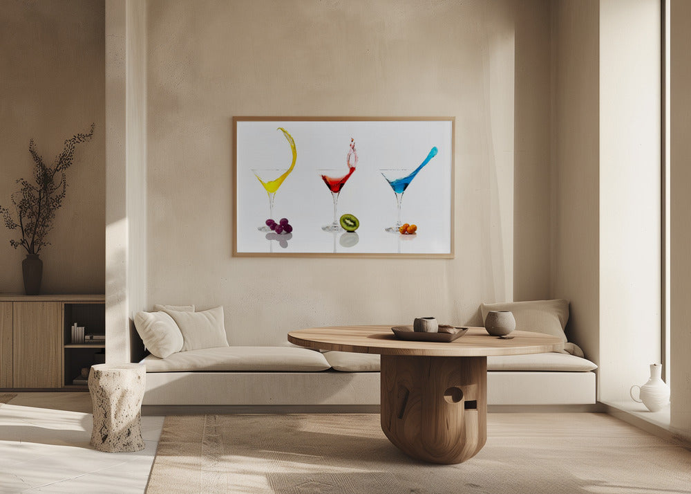 Cocktails och frukt | Poster