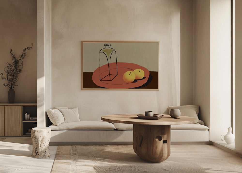 Jar and apple | Poster