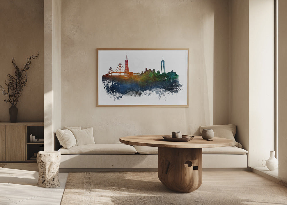San Francisco Usa Skyline City Art (2) | Poster