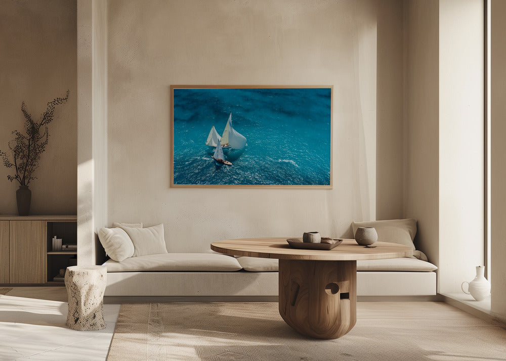 Croisement bleu | Poster