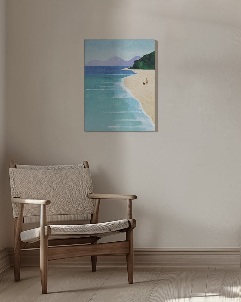 Strandflicka iii | Canvas