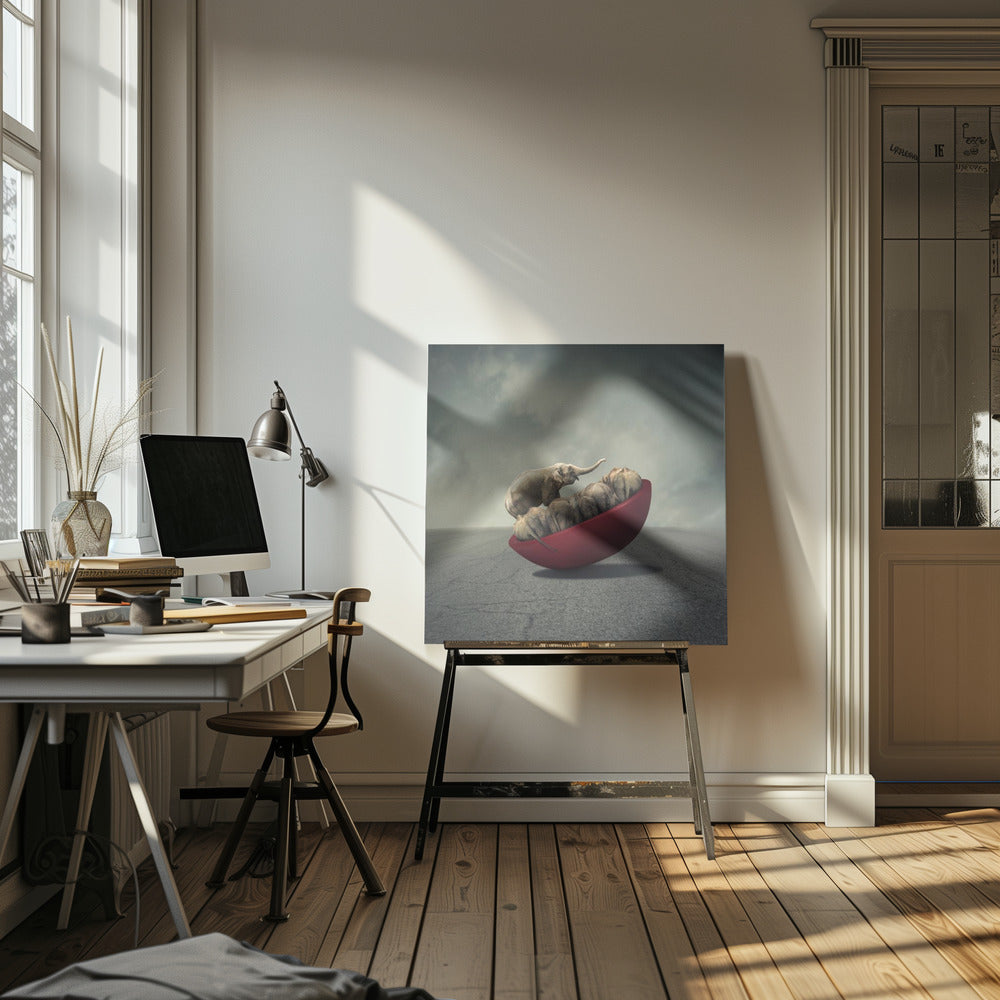 Livet är en balans | Canvastavla