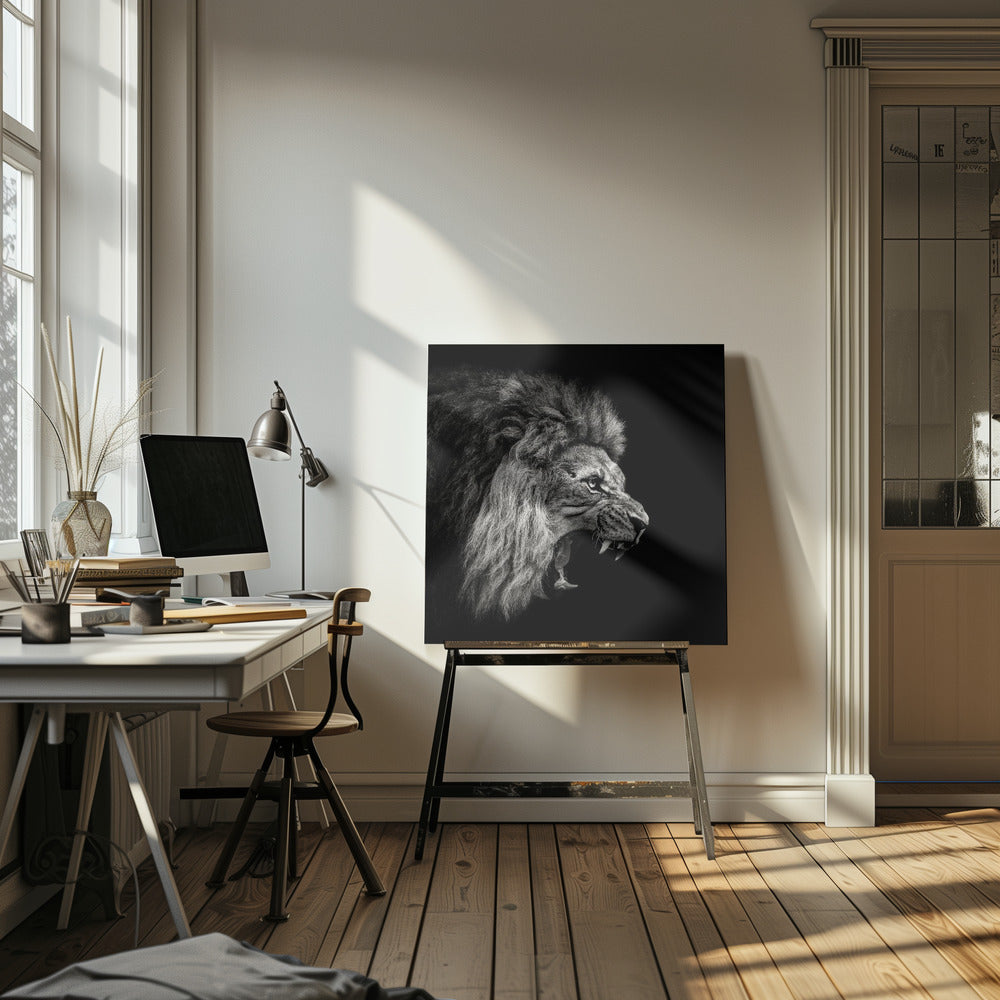 Rytande lejon #2 | Canvas