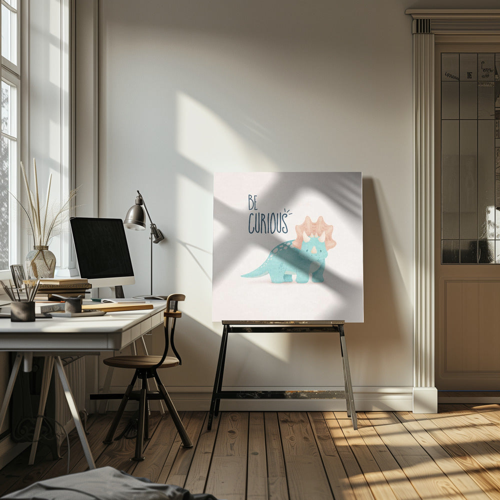 Dinosauriebladhalsband | Canvas