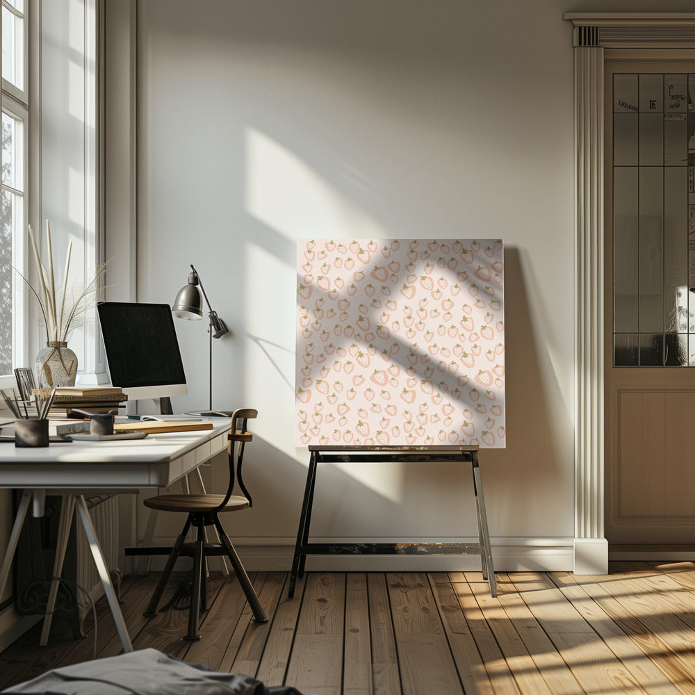 Jordgubbssommarmönster | Canvas