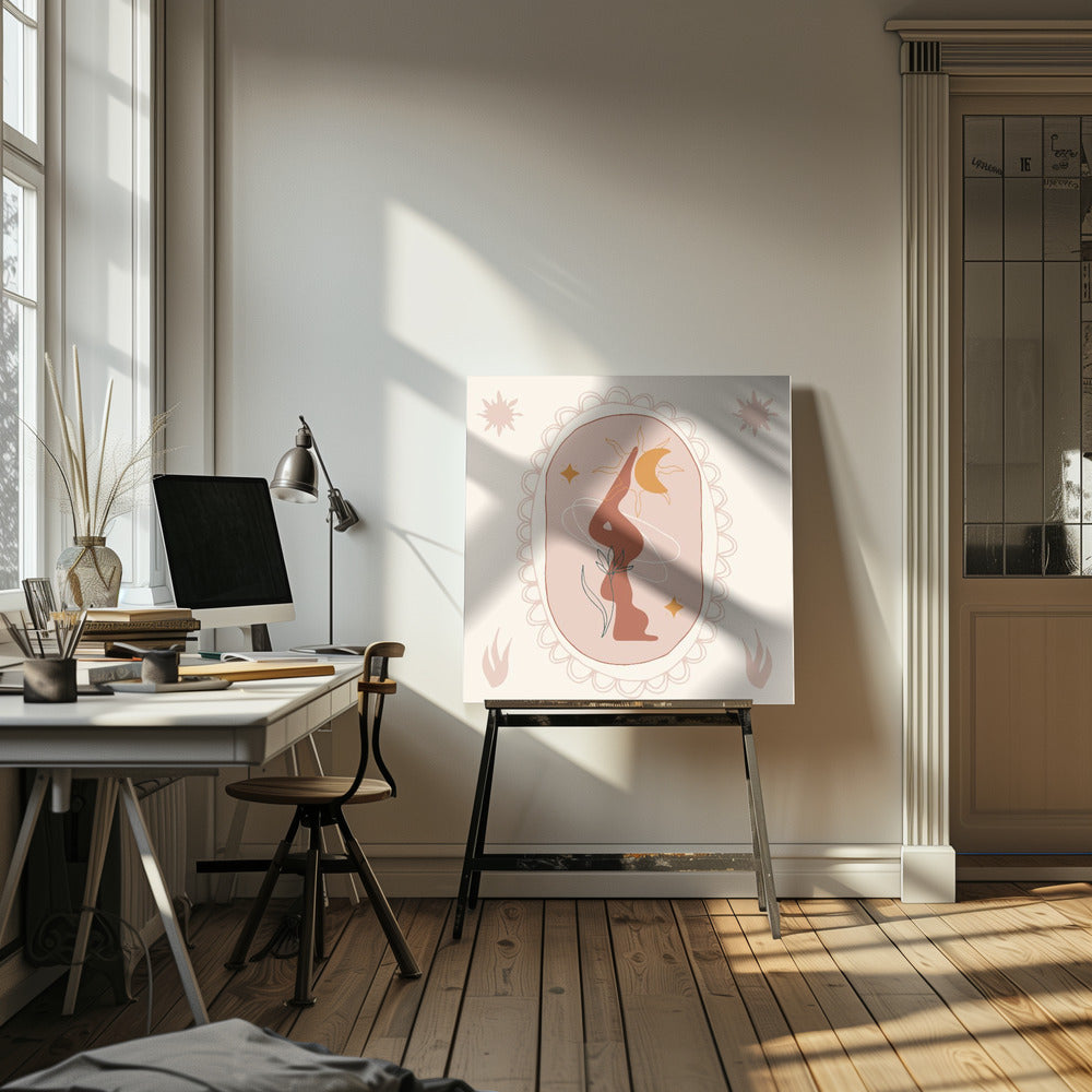 Yoga Pose Print | Canvas