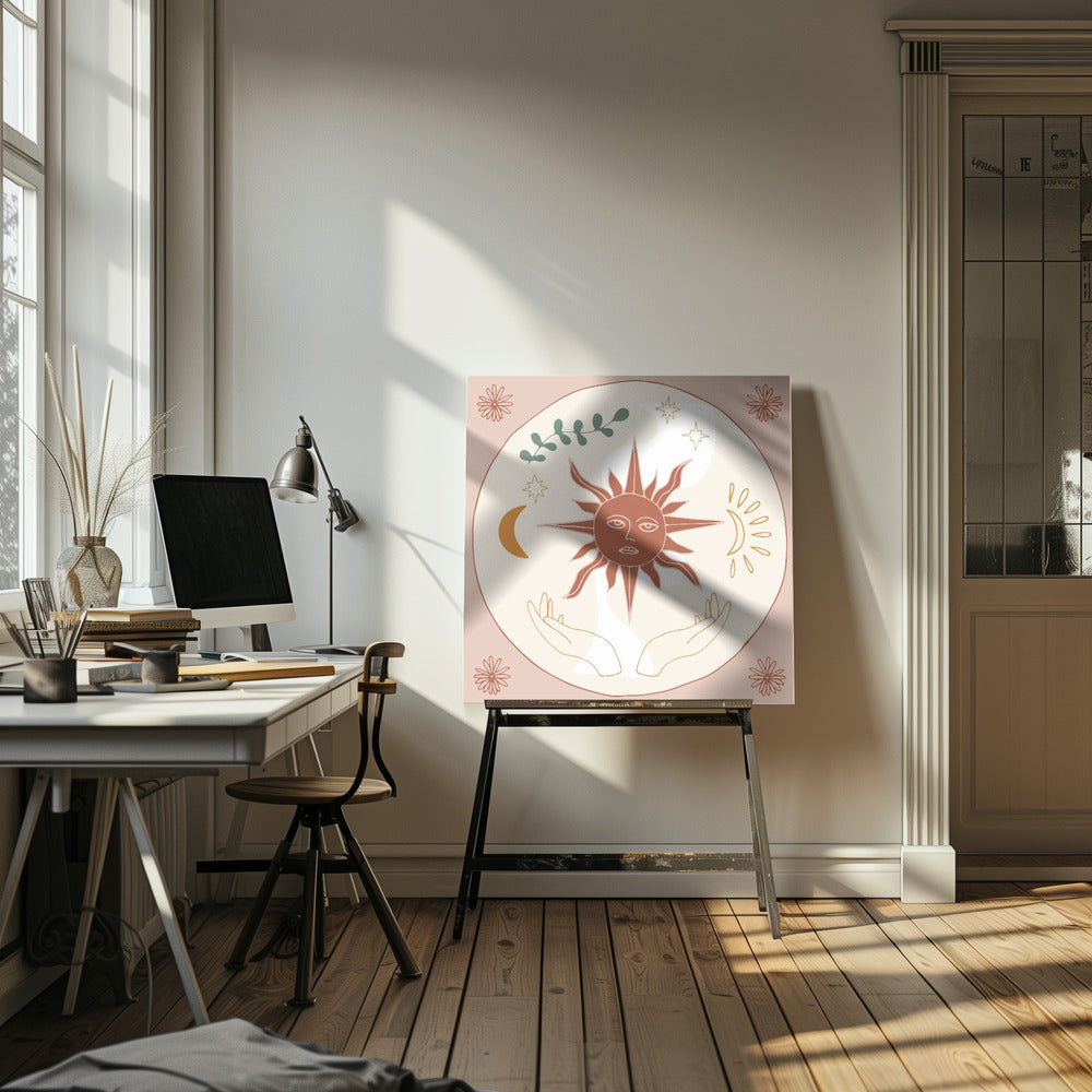 Sun Oul Healing Print | Canvas