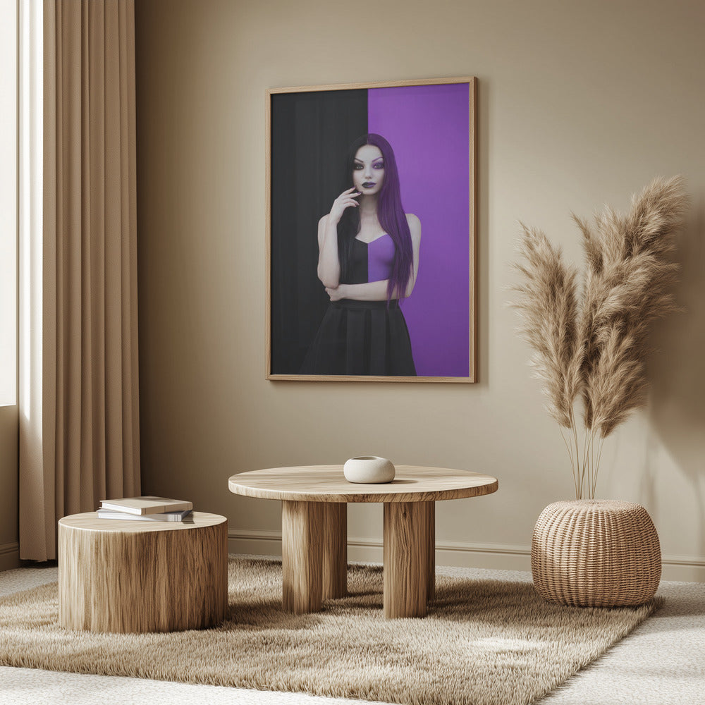 Paint it Black ... and Purple | Poster