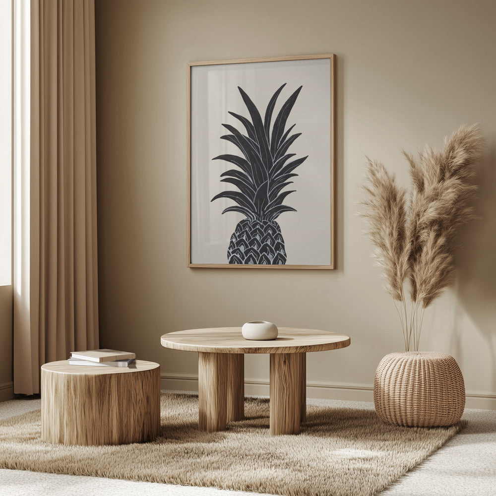 Czarny Ananas | Plakaty - Wydruki Artystyczne