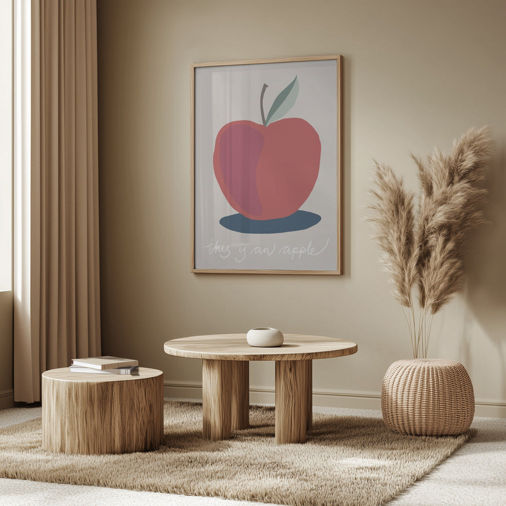 Detta är ett äpple | Poster