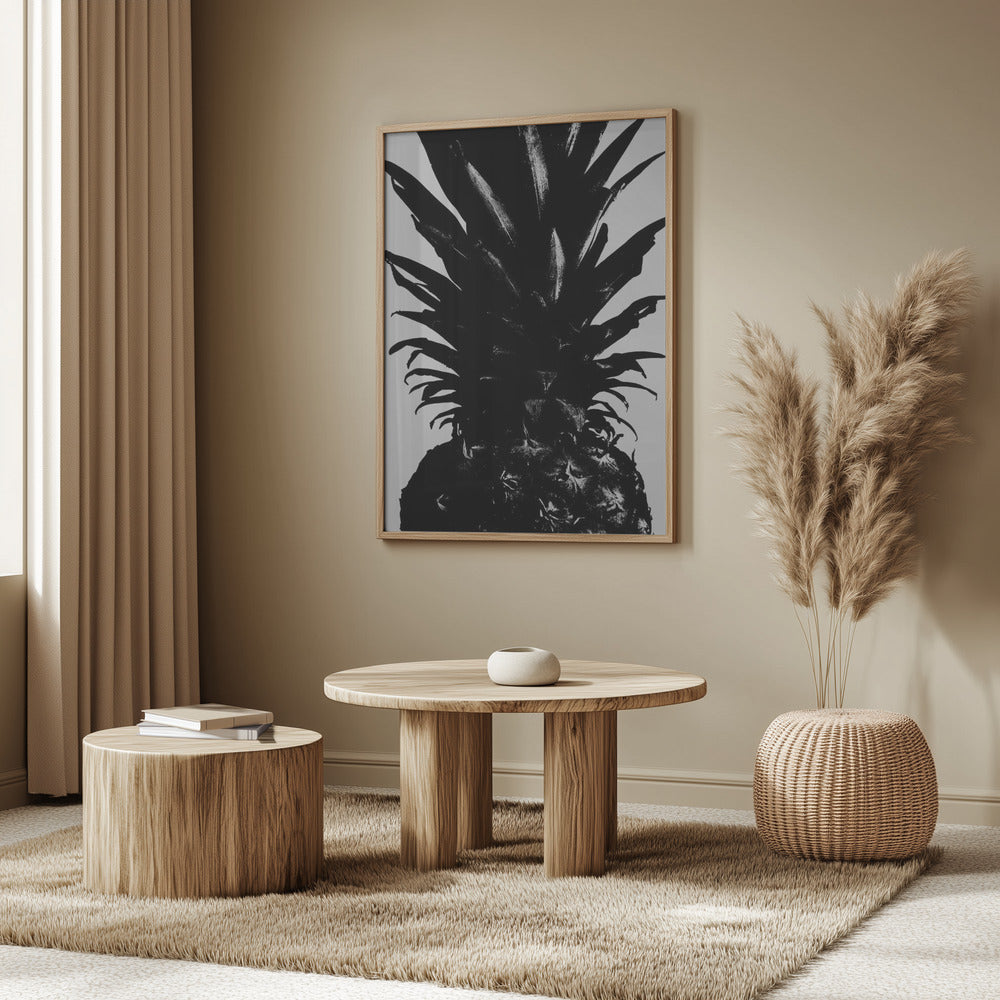 Ananas svartvit | Poster