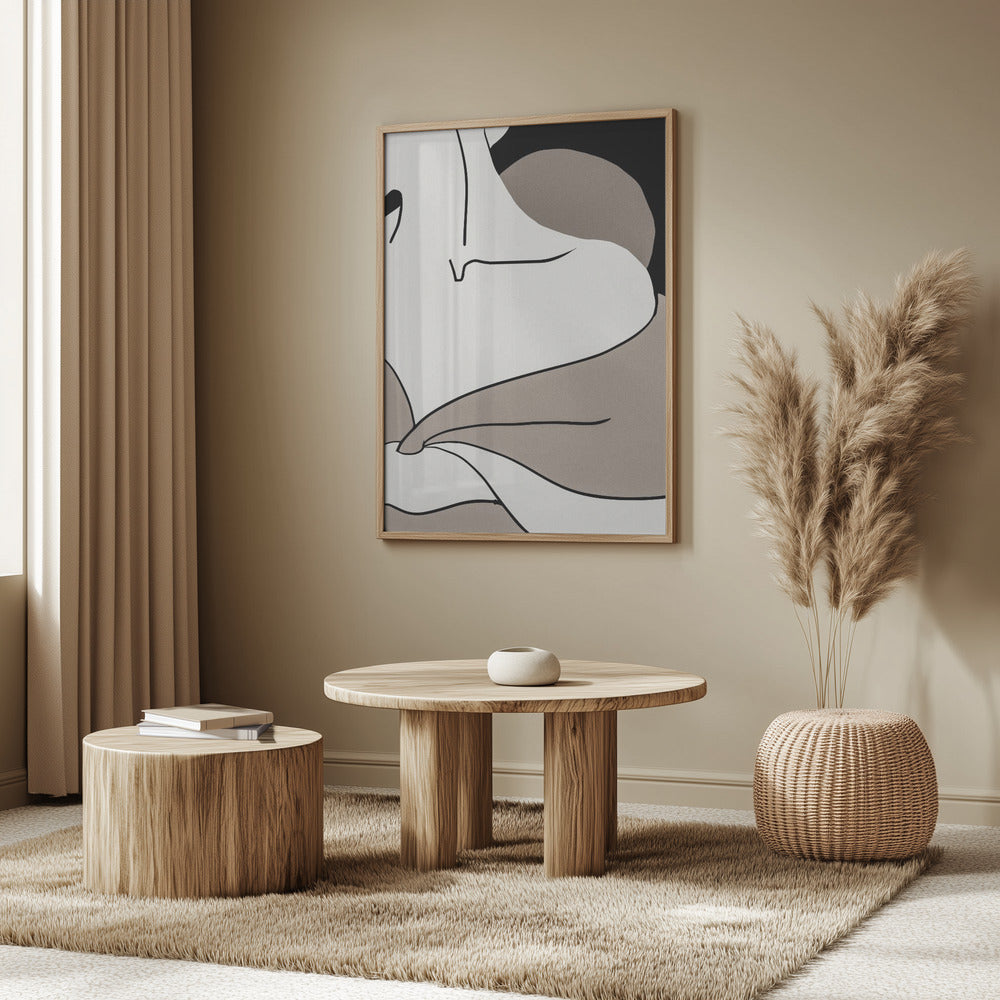 matisse_shoulder_vector_002_Svart | Poster