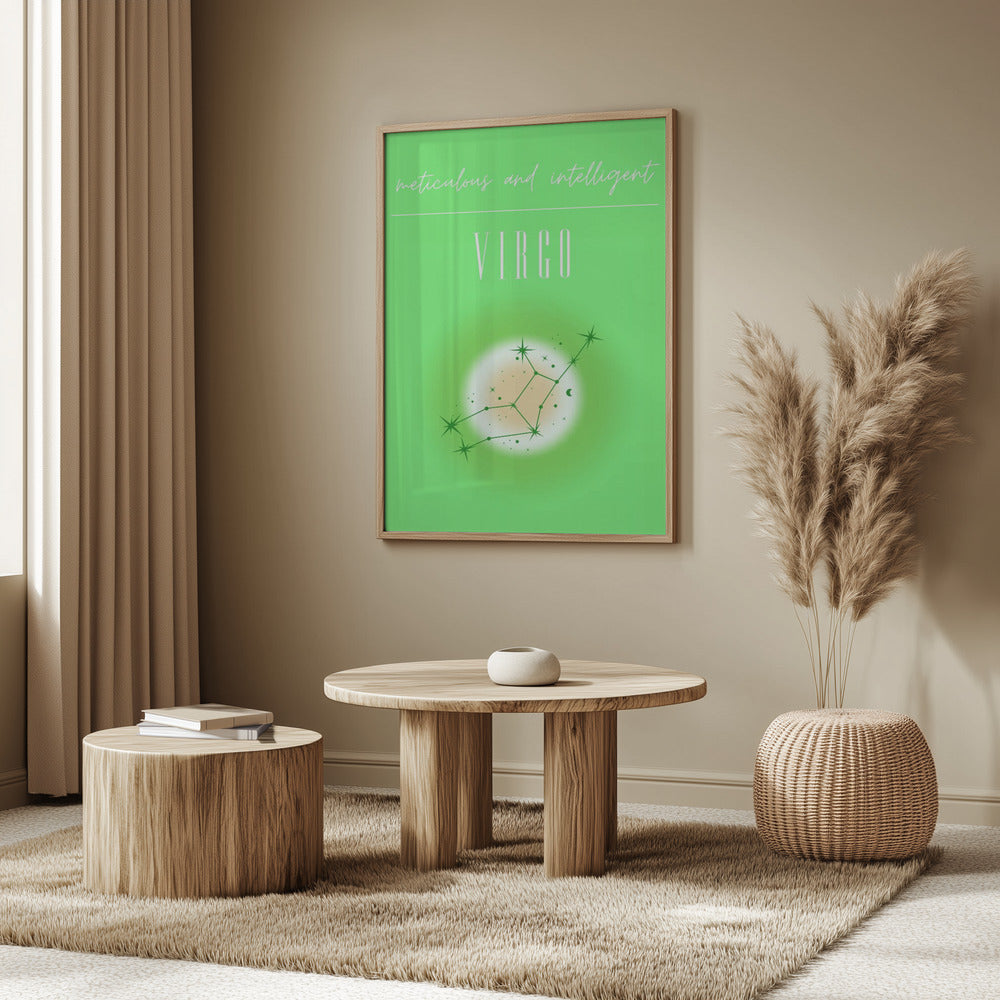 Jungfruns stjärnteckentryck | Poster