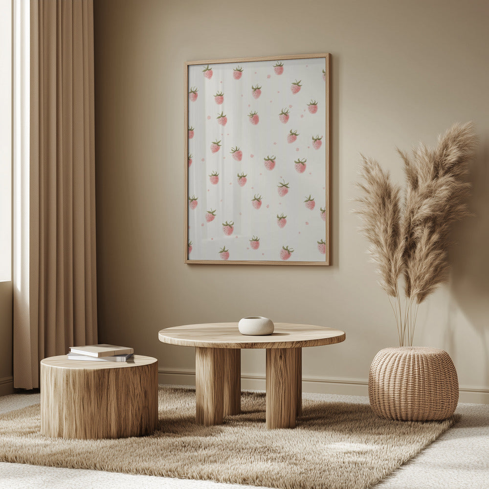 Simple Fresh Strawberry | Poster