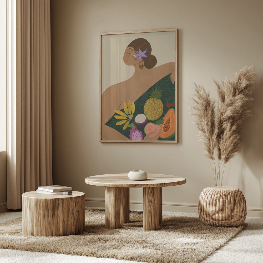 Obstverkäufer | Poster - Kunstdruck