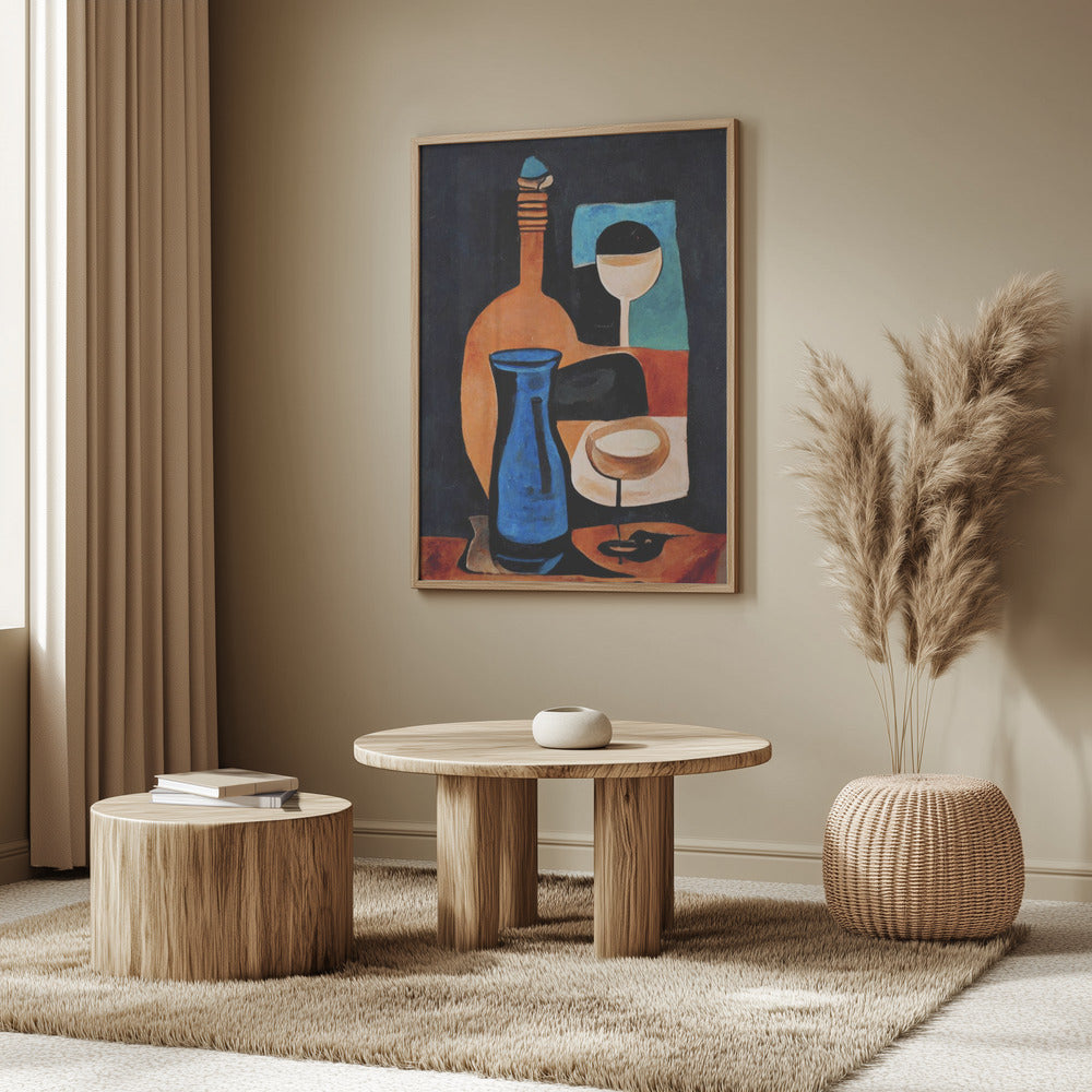 Stilleben med vin | Poster