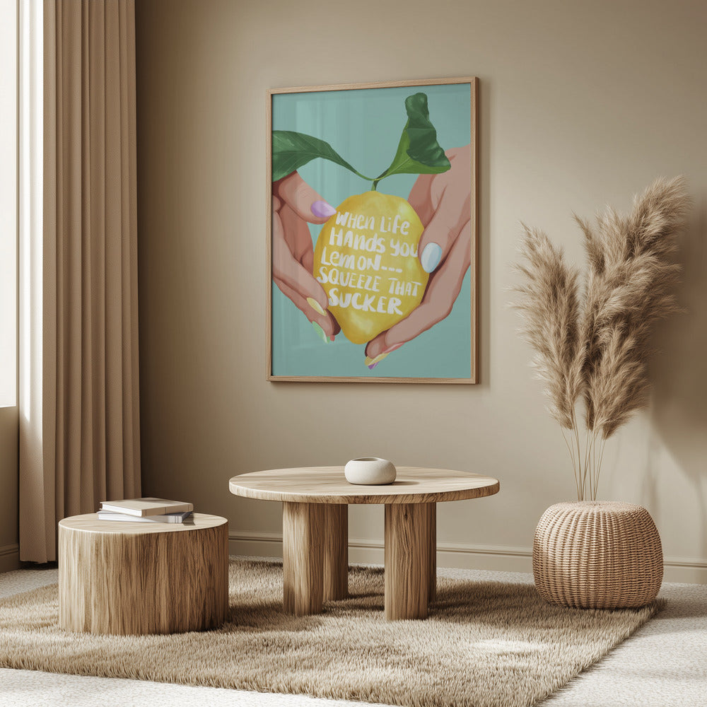 Pressa citronen | Poster