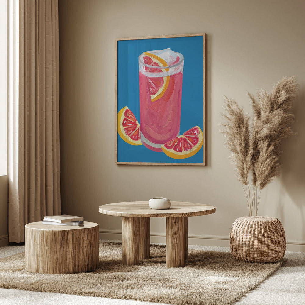 Grapefrukt Palomo Blue | Poster