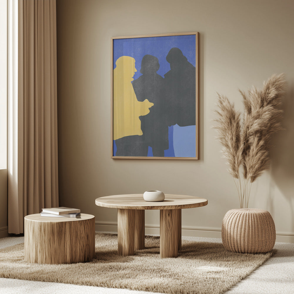 silhouettes of people | Poster